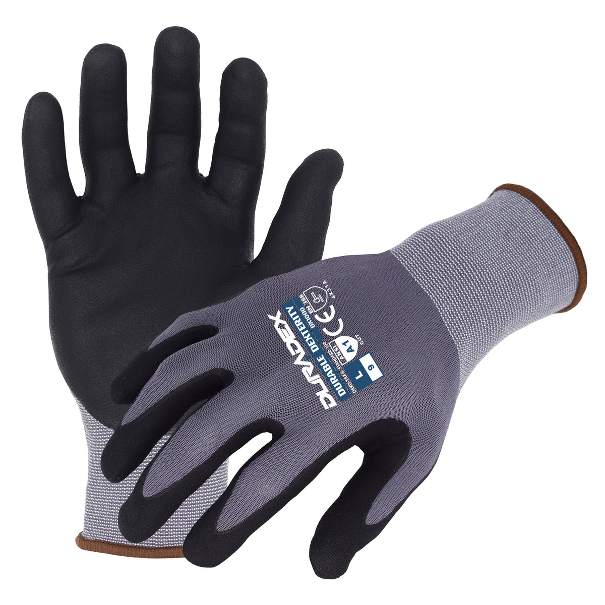 15-Gauge Seamless Nylon/Spandex Blended Work Gloves with a