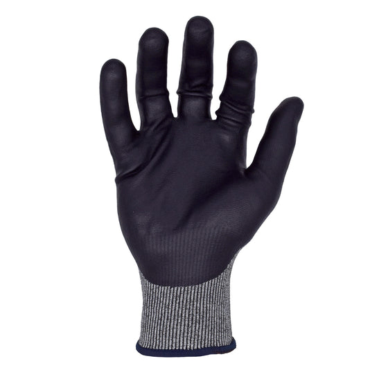 18-Gauge Seamless HPPE-Blended, ANSI A4 Cut Resistant Work Gloves with a Ultra-Foam Nitrile/PU Palm Coating | BW4060