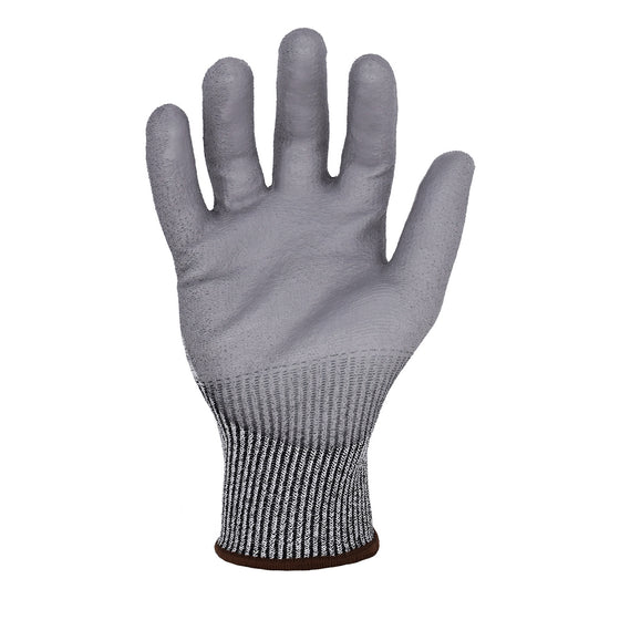 13-Gauge Seamless HPPE Blend, ANSI A3 Cut Resistant Glove with Polyurethane Palm Coating | N10590