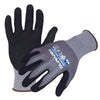15-Gauge Seamless Nylon/Spandex Blend Glove with Sandy-Foam Nitrile/PU Palm Coating | DX3000