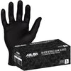 4-Mil Black Disposable Nitrile Exam Gloves | Powder-Free | Ambidextrous | Single-Use | Food Safe | ND4020