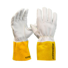  WELDERBEAST Top Grain Goatskin Leather TIG Welding Gloves with 4" Split Leather Cuff  | WTIG